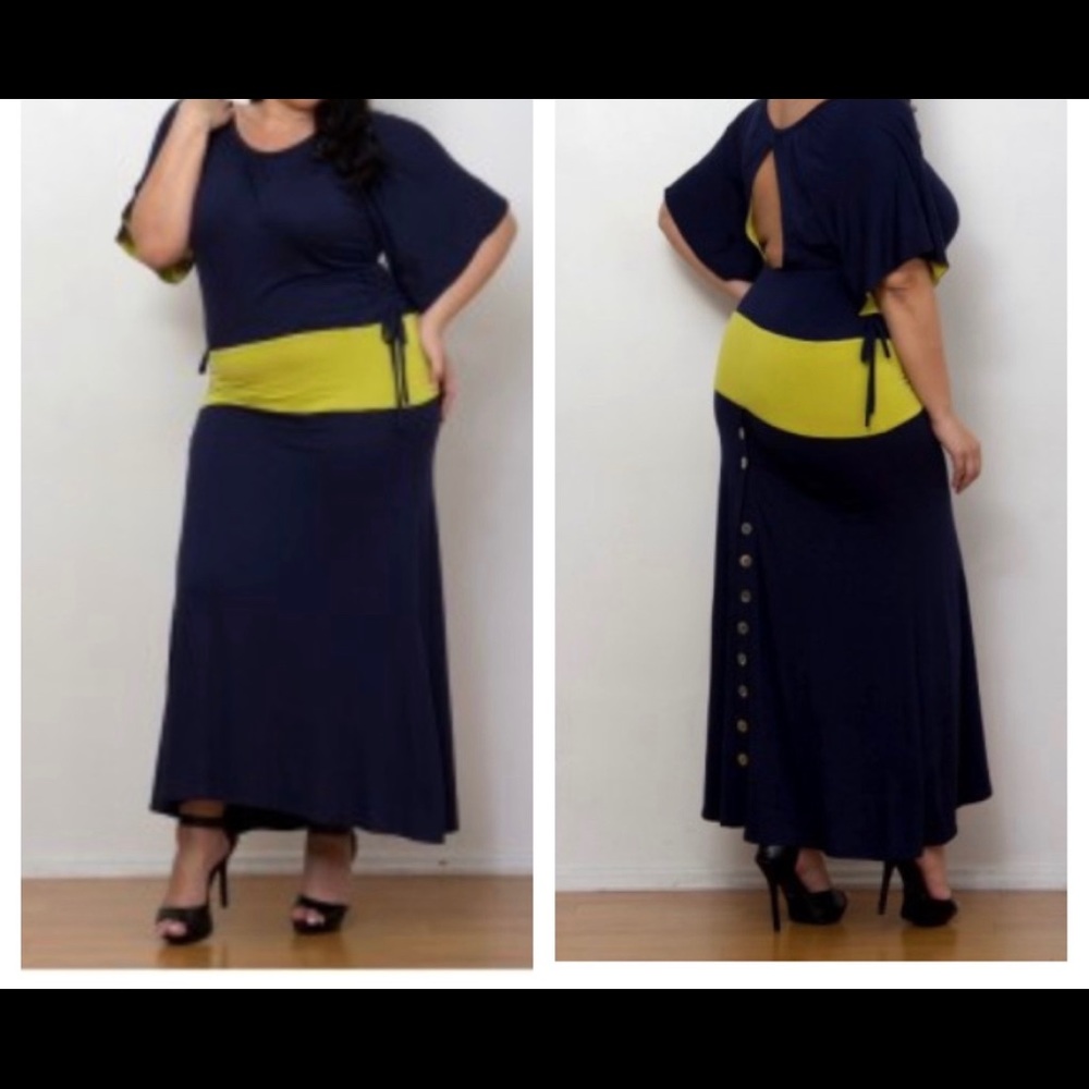 Ja’ire International Navy XXL Lounge Dress
